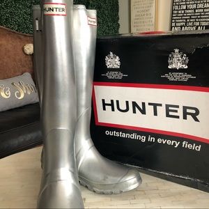 Silver Hunter Rain boots